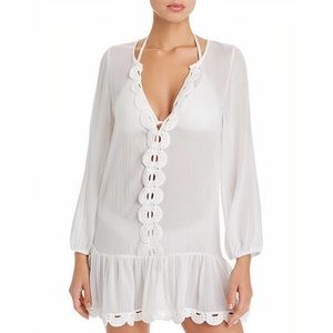 Eberjey Summer Of Love Elba Tunic Beach Cover Up S